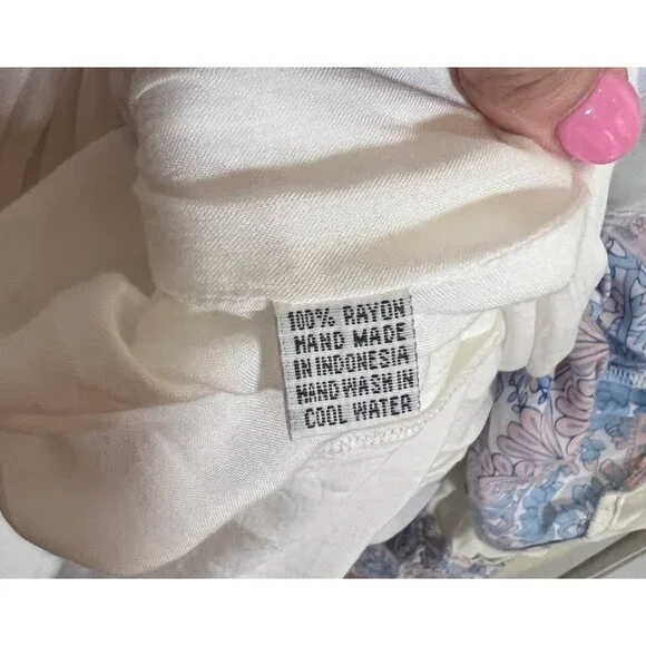 Fillyboo Maternity Vintage Bloom Boho Embroidered Garden Maxi Dress Medium - Picture 14 of 16